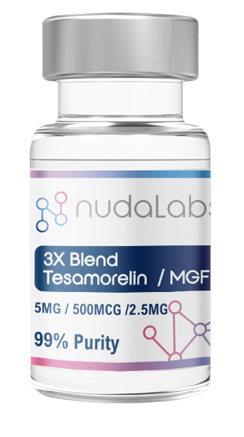 3X Blend Tesamorelin (5mg) / MGF (500mcg) / Ipamorelin (2.5mg)
